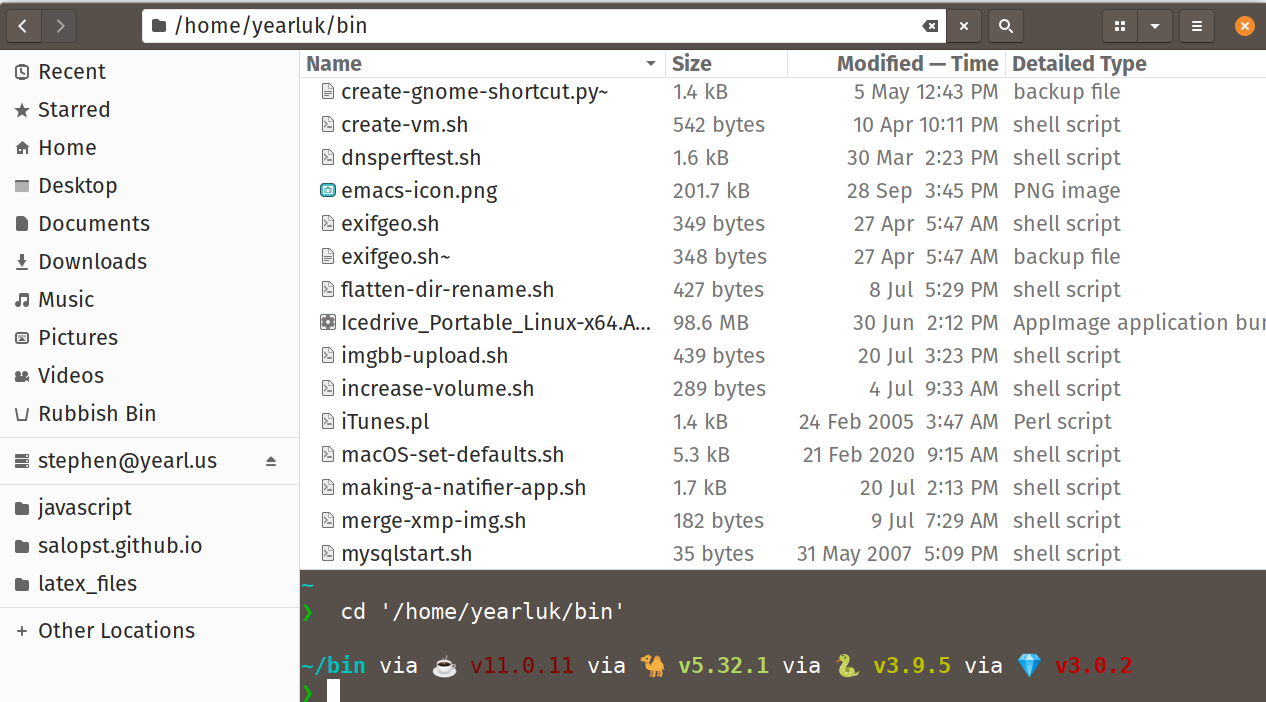 Terminal prompt in GNOME Terminal