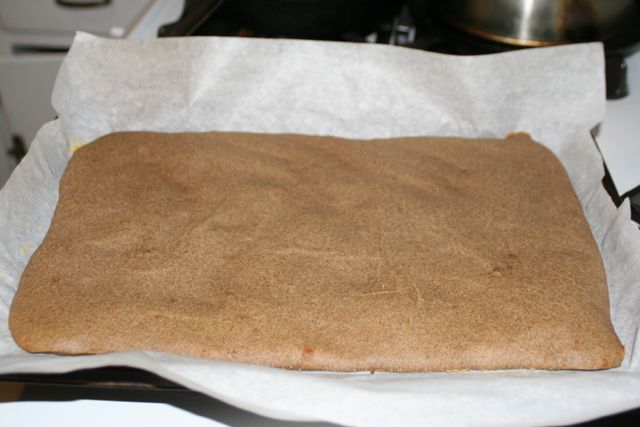 Pre-baked crust